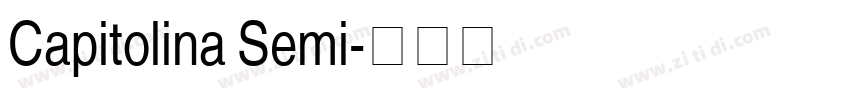 Capitolina Semi字体转换